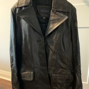 Banana Republic Women’s Vintage Leather Coat